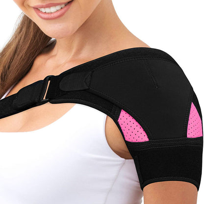 Breathable And Ice Pack Sports Shoulder Pads Shoulder Brace With Pressure Pad Suitable For Both Men And Women Adjustable Shoulder Brace For Left And Right Shoulder Protect