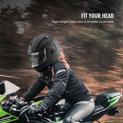 Motorcycle Helmet, Unmasked, Smart Street ABS & High Density Helmet With Slot & Interchangeable Lens, DOT Approved Comfortable Motocross Helmet, Fit For Youth & Adults