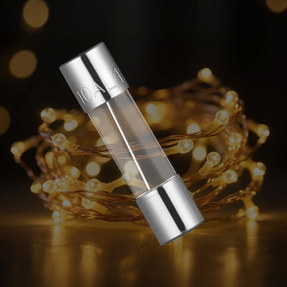 120 Pcs Fast-Blow Glass Fuses Assortment Kit 125V 5 X 20 Mm & 3.6 X 10 Mm