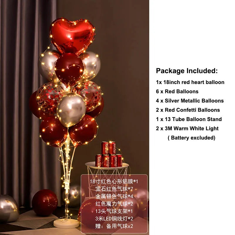 Light Up LED Balloon Stand Kit