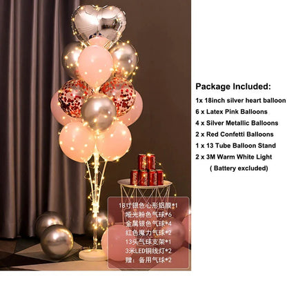 Light Up LED Balloon Stand Kit